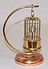 J. Kaiser Animated Bird in Cage Clock