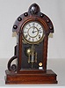 Walnut Carved Kitchen Clock