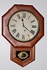 Ansonia Octagon Drop Schoolhouse Clock
