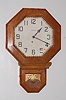 Ingraham Oak "Bedford" Octagon Drop Clock