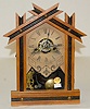 Ingraham Miniature Wood Mantel Clock