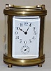 Oval Ch. Hour French Carriage Clock