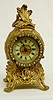 Ansonia Metal and Rhinestone Novelty Clock