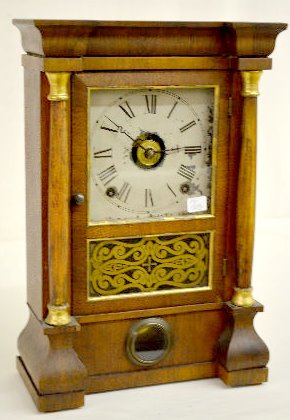 Seth Thomas Miniature Column Shelf Clock — Antique Clocks Price Guide