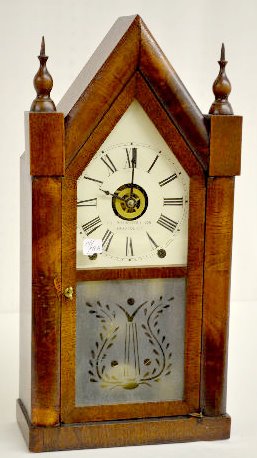 E.C. Brewster &amp; Son Steeple Mantel Clock — Antique Clocks Price Guide