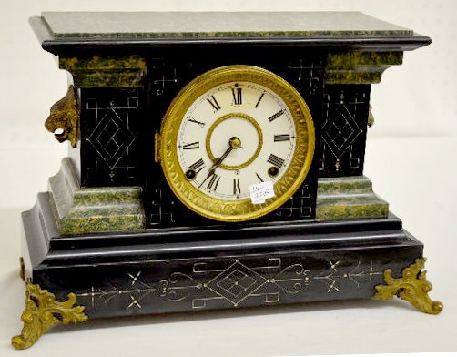Seth Thomas "Petrel" Adamantine Mantel Clock — Antique Clocks Price Guide