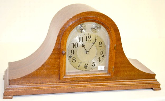 Waterbury Cherry Westminster Tambour Clock — Antique Clocks Price Guide