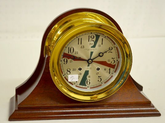 Chelsea Brass Ships Bell Clock — Antique Clocks Price Guide
