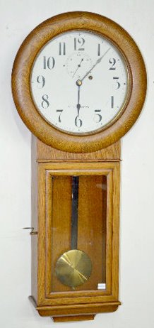Seth Thomas No. 2 Oak Hanging Regulator Clock — Antique Clocks Price Guide