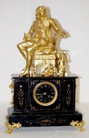 L. P. Japy &amp; Cie 1878 Slate Mantel Clock — Antique Clocks Price Guide
