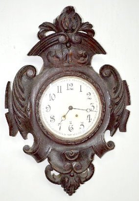 European Black Forest Style Carved Wall Clock — Antique Clocks Price Guide