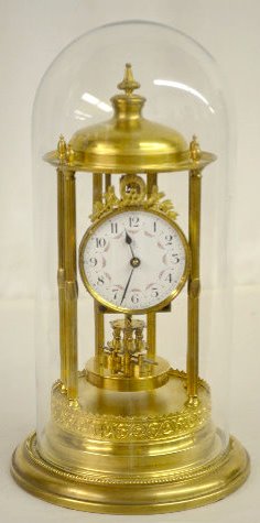 G. Becker Disc Pendulum Dome Clock — Antique Clocks Price Guide