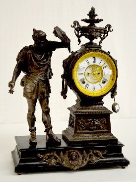 Ansonia "Attila" Statue Clock — Antique Clocks Price Guide