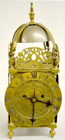Brass English Lantern Clock, Thwaite and Reed — Antique Clocks Price Guide