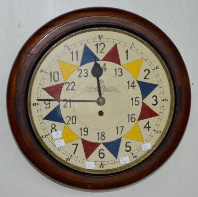 Elliott RAF Chain Fusee Wall Clock — Antique Clocks Price Guide