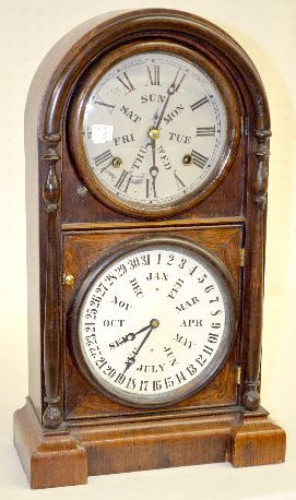 Welch Spring &amp; Co. "Italian" Calendar Clock — Antique Clocks Price Guide
