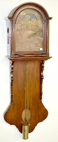 Dutch Hood Domestic Hanging Clock — Antique Clocks Price Guide