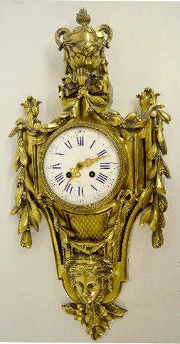 LF Japy &amp; Cie 1878 Hanging Cartel Clock — Antique Clocks Price Guide