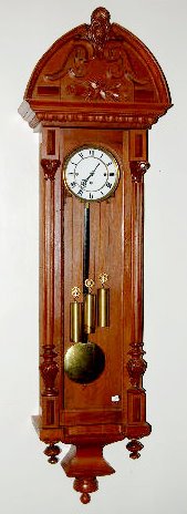3 Weight Vienna Wall Clock — Antique Clocks Price Guide