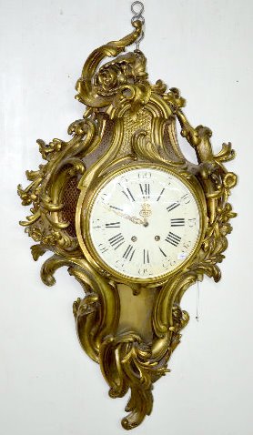 Vincenti 1855 Massive Hanging Cartel Clock — Antique Clocks Price Guide