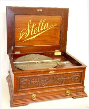 Stella No. 84 Mahogany Disc Music Box — Antique Clocks Price Guide