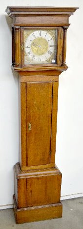 George Hewett Marlborough Oak Tall Case Clock — Antique Clocks Price Guide