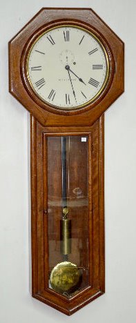 Mahogany Seth Thomas No. 18 Weight Driven Wall Clock — Antique Clocks Price Guide
