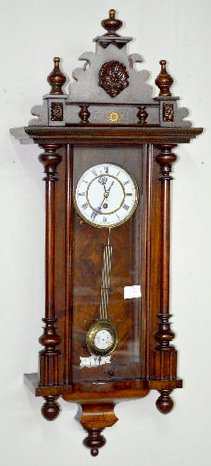 C. Werner Hanging RA Regulator Clock — Antique Clocks Price Guide