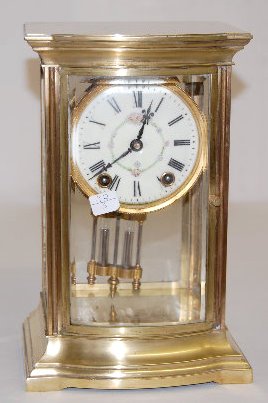 Ansonia "Roy" Crystal Regulator Clock — Antique Clocks Price Guide