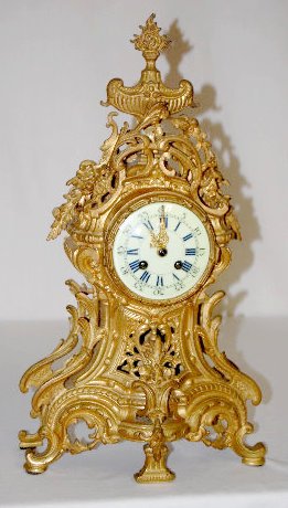 Ornate S Marti &amp; Cie French Table Clock — Antique Clocks Price Guide
