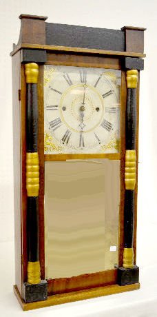 Burr &amp; Chittenden Ogee Clock w/Wooden Works — Antique Clocks Price Guide