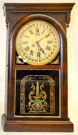 Ansonia Brass &amp; Copper Co. Calendar Clock — Antique Clocks Price Guide