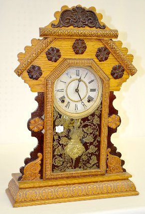 Ingraham Oak "Chicago" Kitchen Clock — Antique Clocks Price Guide