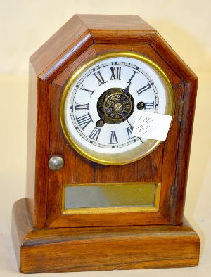 Rosewood Octagon Top Mini Mantel Clock — Antique Clocks Price Guide