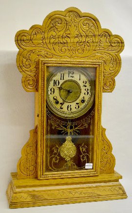 Waterbury Oak "Henshaw" Kitchen Clock — Antique Clocks Price Guide