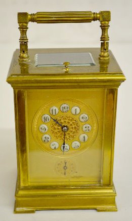 French Carriage Clock w/Repeat and Alarm — Antique Clocks Price Guide