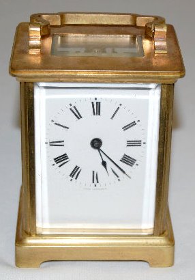 French Carriage Clock, Time Only — Antique Clocks Price Guide