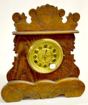 New Haven Oak Cabinet Clock — Antique Clocks Price Guide