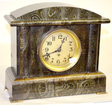 Seth Thomas Oyster Adamantine Mantel Clock — Antique Clocks Price Guide