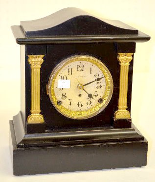 Seth Thomas Enameled Wood Mantel Clock — Antique Clocks Price Guide