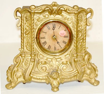 Seth Thomas Metal Case Novelty Clock — Antique Clocks Price Guide