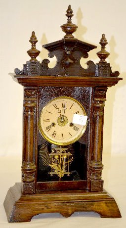 Junghans 30 Hour T&amp;S w/Alarm Mantel Clock — Antique Clocks Price Guide