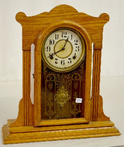 Ingraham Oak Kitchen Clock — Antique Clocks Price Guide