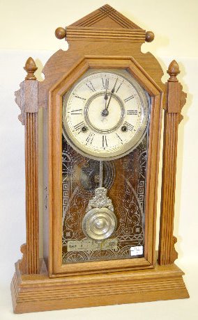 Ansonia Walnut "Asia" Shelf Clock — Antique Clocks Price Guide