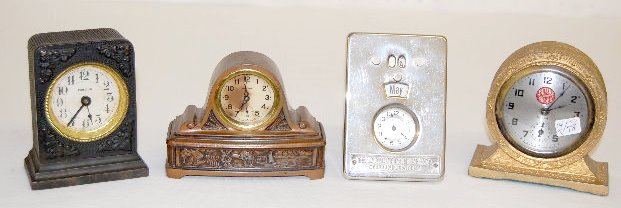4 Clocks; Junghans, Westclox, Ansonia &amp; Gilbert — Antique Clocks Price Guide