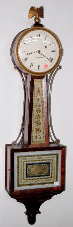 Waltham Weight Driven Banjo Clock — Antique Clocks Price Guide