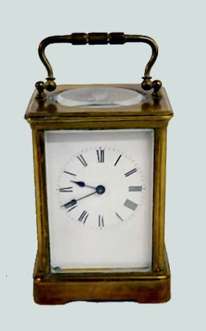 French Carriage Clock with Visual Top — Antique Clocks Price Guide