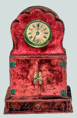 F. Kroeber Plush Alarm Clock — Antique Clocks Price Guide