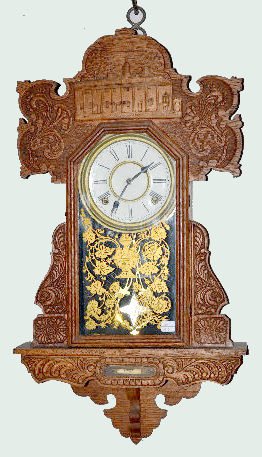 Ingraham Mt. Vernon Hanging Kitchen Clock — Antique Clocks Price Guide