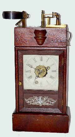 Ansonia Illuminated Match Strike Alarm Clock — Antique Clocks Price Guide